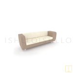 Outdoor double-seat squarecle collection Wicker sofa/lounge arm chair with water proof fabric