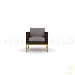 Outdoor Modish single-seat Wicker sofa/lounge arm chair with/without foot stool