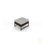 Outdoor single-seat Wicker sofa/lounge arm chair with/without foot stool