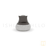 Oakly Collection Outdoor Single-seat Wicker sofa/lounge arm chair with water resistant fabric