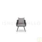 Outdoor single-seat wicker chair in natural colors (can be used for dinning set up)