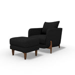 Contemporary Lounge Chair with Ottoman