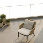 The Cypress Lounge outdoor rope sofa set