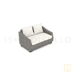 Otawwa collection Outdoor Double-seat Wicker sofa with water proof fabric