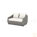 Otawwa collection Outdoor Double-seat Wicker sofa with water proof fabric